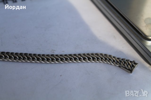 Стара сребърна дамска гривна, снимка 8 - Антикварни и старинни предмети - 38990337