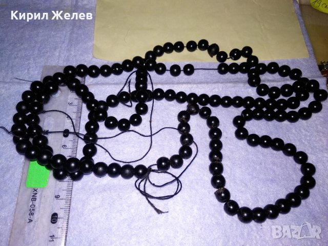 ДЪЛЪГ НАНИЗ СТЪКЛЕНИ КРИСТАЛНИ ТОПЧЕТА КОЛИЕ ГЕРДАН 34698, снимка 3 - Колиета, медальони, синджири - 39190188