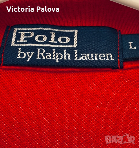 Тениска с яка POLO RALPH LAUREN оригинал, снимка 3 - Тениски - 44829159