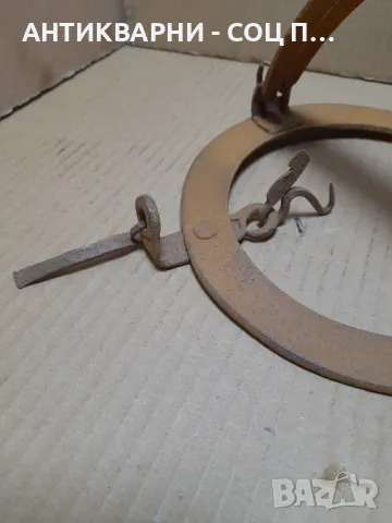 Соц Стар Ръчно Кован Капан Клюса За Животни., снимка 2 - Антикварни и старинни предмети - 48745220