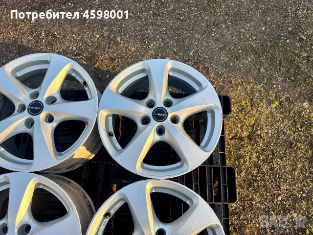4бр.Алуминиеви джанти 16цола 5x108 Borbet за Ford Kuga,Focus,C-Max,Connect,Volvo, снимка 6 - Гуми и джанти - 53747298