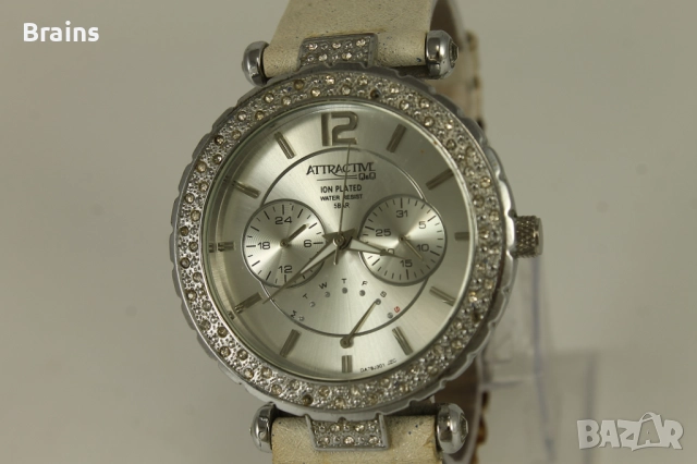 Q&Q Attractive Дамски Кварцов Ръчен Часовник, снимка 3 - Дамски - 51758188