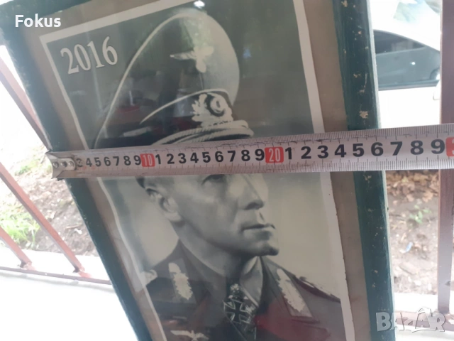 Плакат снимка картина в рамка под стъкло - Ервин Ромел, снимка 5 - Антикварни и старинни предмети - 53327438