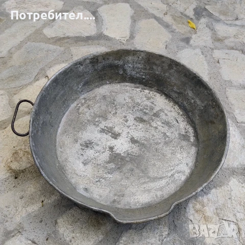 Голяма медна тава за курбан или консервиране