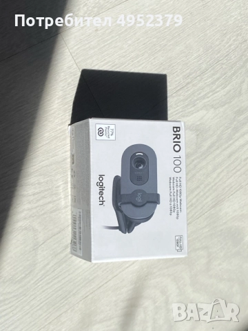 Logitech Brio 100 — Graphite
, снимка 3 - Камери - 56121910