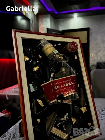 Картина от епоксидна смола вдъхновена от Johnny Walker, снимка 2 - Картини - 52252401