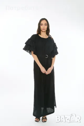 Ленена Рокля Rosaline - Черна