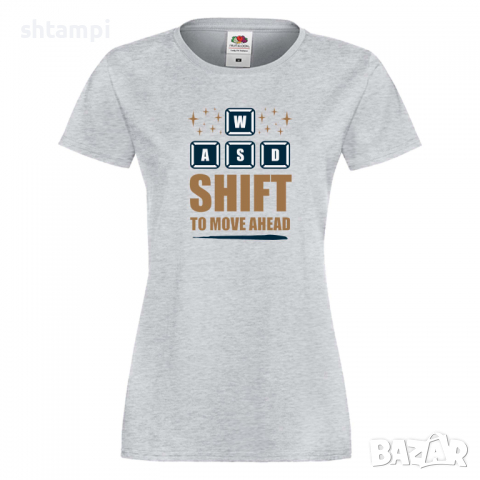 Дамска тениска WASD Shift To Move