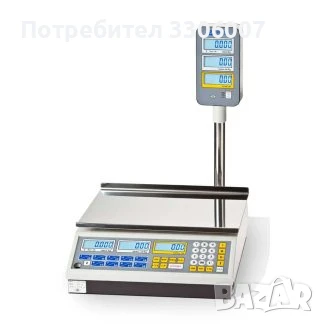 Търговски кантар+етикетен принтер