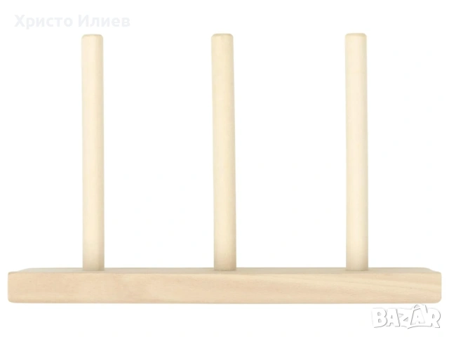 Дървена играчка за нанизване сортер Геометрични фигури, снимка 4 - Образователни игри - 53424434