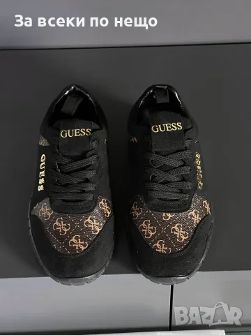 Guess Дамски Черни Маратонки👟Дамски Спортни Обувки Гес Код SEM-638, снимка 2 - Маратонки - 55904251