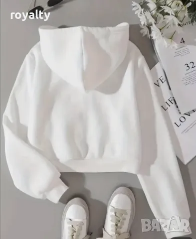 Ватиран памучен суичър , снимка 3 - Суичъри - 48999718