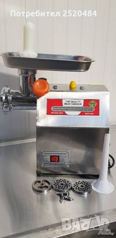 Професионална електрическа месомелачка ТК-12 с редуктор. Чисто нова. Хит цена 389лв/198,89€, снимка 6 - Месомелачки - 33790331