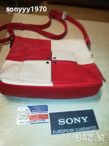 ЧАНТА ЧЕРВЕНО И БЯЛО-НОВА 0908231209, снимка 3 - Чанти - 41803088