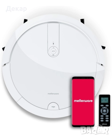 Прахосмукачка робот Mallerware Robot Gyro за сухо и мокро почистване, снимка 2 - Прахосмукачки - 52408286