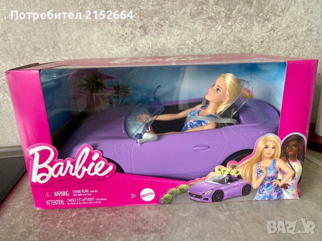 Кукла barbie в кола, снимка 2 - Кукли - 53177023