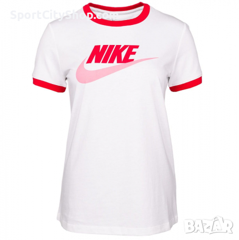 Дамска тениска Nike Sportswear Ringer Tee CI9374-101, снимка 1 - Тениски - 36228055