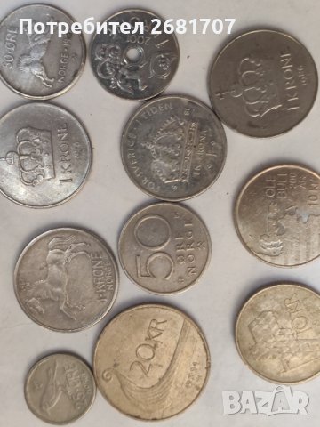 Монети Норвегия , снимка 2 - Нумизматика и бонистика - 41795944