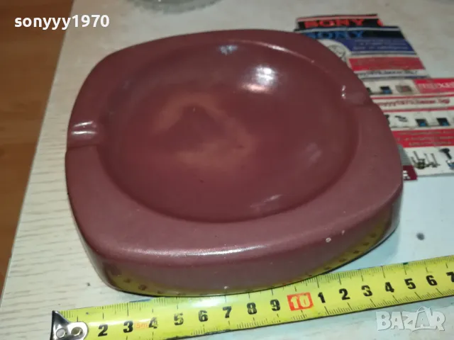 ГОЛЯМ КЕРАМИЧЕН ПЕПЕЛНИК 1405251425, снимка 11 - Антикварни и старинни предмети - 50285808