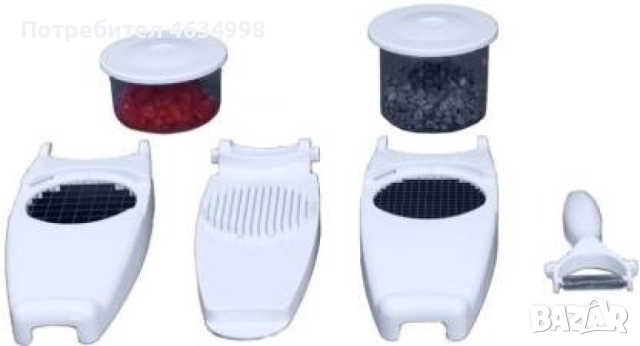 Оригинален чопър за плодове и зеленчуци, снимка 3 - Кухненски роботи - 52223724