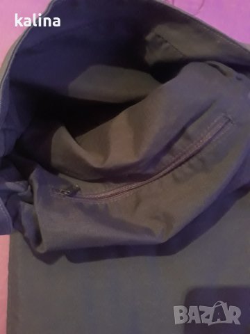 дамска чанта от плат, тъмнозелен цвят, снимка 3 - Чанти - 41960657