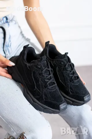 Черни дамски маратонки НОВА КОЛЕКЦИЯ✨, снимка 4 - Маратонки - 48009362
