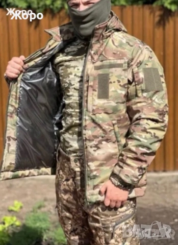 ЗИМЕН КОМПЛЕКТ с ТЕРМОЗАЩИТА и Мембрана+ПОДАРЪК-Термобельо+Тактически Колан+Гривна за Оцеляване