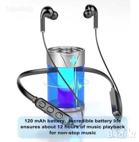 Нови водоустойчиви спортни безжични слушалки LP-BT71 с Bluetooth 5.1, снимка 2 - Слушалки и портативни колонки - 50542622