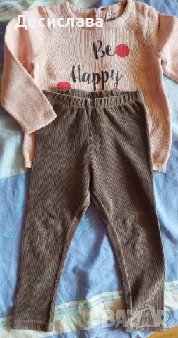 Комплект за момиченце размер 86-92 см 18-24 месеца, снимка 2 - Комплекти за бебе - 40612073