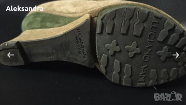 Дамски велурени обувки, снимка 3 - Дамски обувки на ток - 34718600