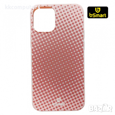 Силиконов калъф гръб кейс bSmart Premium - iPhone 11 (6.1), Бледорозов, снимка 3 - Калъфи, кейсове - 36503123