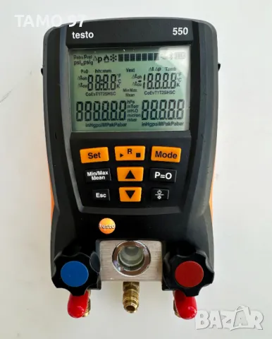 TESTO 550 - Цифров електронен манометър, снимка 2 - Други инструменти - 47275484