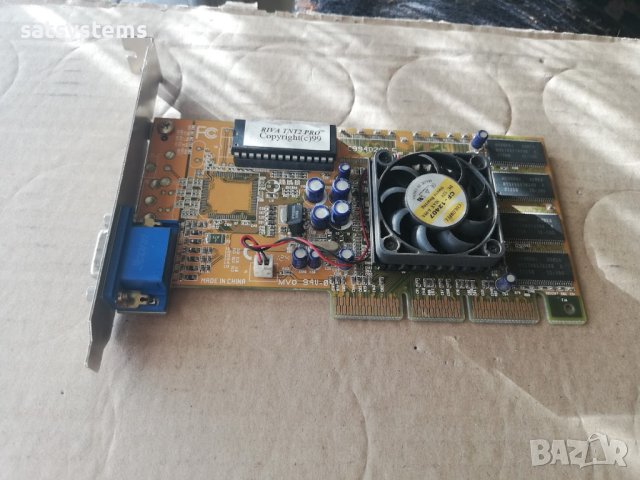 Видео карта NVidia Riva TNT2 Pro Colorful 32MB AGP, снимка 5 - Видеокарти - 44253047