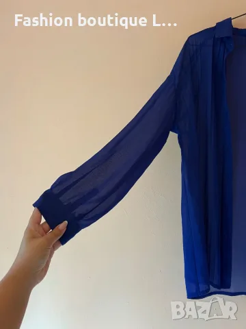 Тъмно синя риза с копчета XL размер 💙 , снимка 2 - Ризи - 56298956