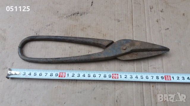 стара масивна ножица за рязане на ламарина , снимка 4 - Антикварни и старинни предмети - 50596502