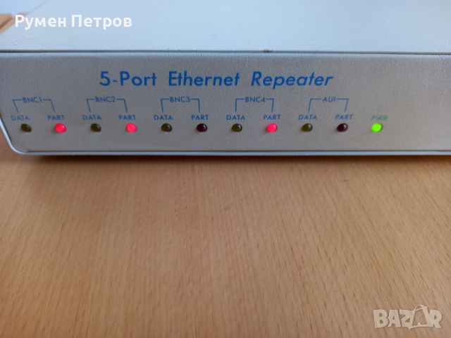 5-Port Ethernet Repeater , снимка 2 - Антикварни и старинни предмети - 36171388