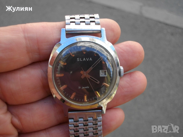 КОЛЕКЦИОНЕРСКИ ЧАСОВНИК СЛАВА SLAVA, снимка 2 - Антикварни и старинни предмети - 51432620
