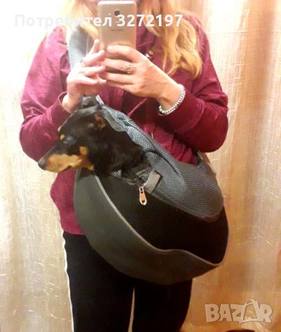 Мрежеста чанта за куче/котка Оксфорд, за пътуване, на открито-удобна чанта с прашка, снимка 13 - За кучета - 40916385