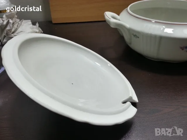 стар български порцелан супник , снимка 5 - Антикварни и старинни предмети - 48829220