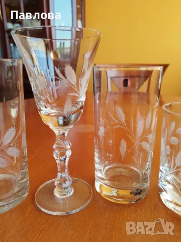 Кристални чаши , снимка 4 - Чаши - 46711853
