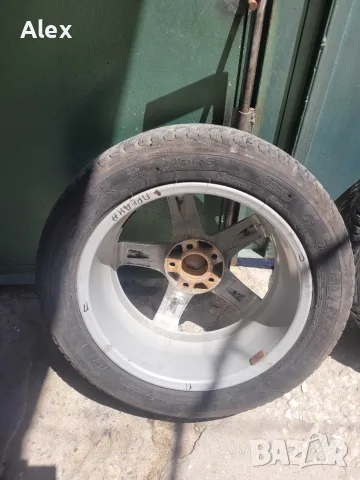 Джанти с гуми Michelin  17 цола смъкнати от Пежо. 7J  x  17   H2  , снимка 10 - Гуми и джанти - 56075428