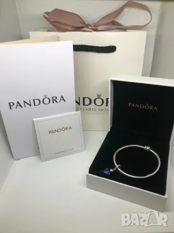 Оригинален Подаръчен Комплект Pandora/Пандора - Чантичка, Кутия, Сертификат и Полираща Кърпичка!