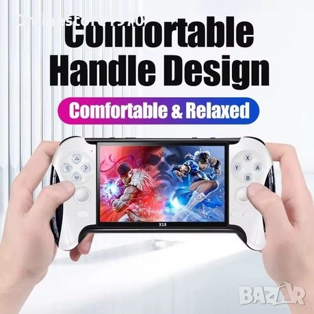 Преносима игрова конзола X18 5.1 инча с 20000 вградени игри -20 %Коледно намаление, снимка 2 - Игри за PlayStation - 52529860