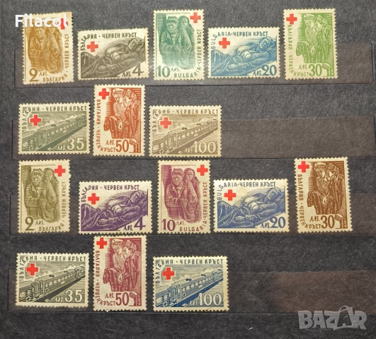 България  Червен кръст 1946 г. и 1947 г. MNH