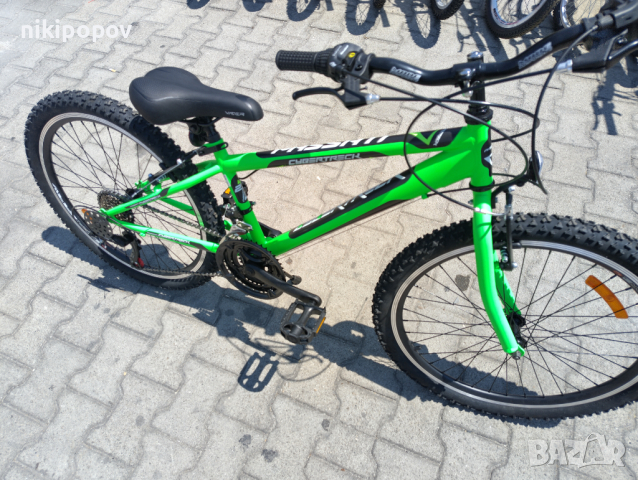 PASSATI Велосипед 24" CYBERTRECK зелен, снимка 7 - Велосипеди - 44587797
