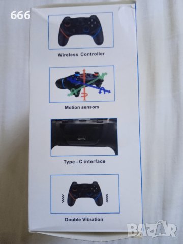 Контролер за джойстик за геймпад, Nintendo с жироскоп, Bluetooth, безжичен превключвател., снимка 9 - Аксесоари - 42391256