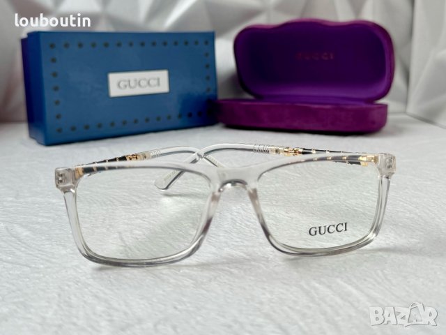 Gucci диоптрични рамки ,прозрачни слънчеви очила,очила за компютър, снимка 5 - Слънчеви и диоптрични очила - 44465602