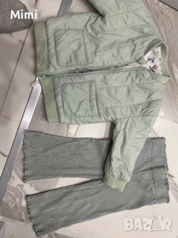 Лот от 2ч бебешко яке и панталон нов, снимка 7 - Комплекти за бебе - 53576705