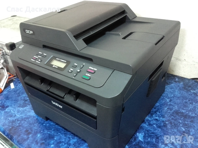 Отличен! Лазерен принтер 3 в 1 Brother DCP 7065DN с дуплекс и мрежа, снимка 2 - Принтери, копири, скенери - 53843692