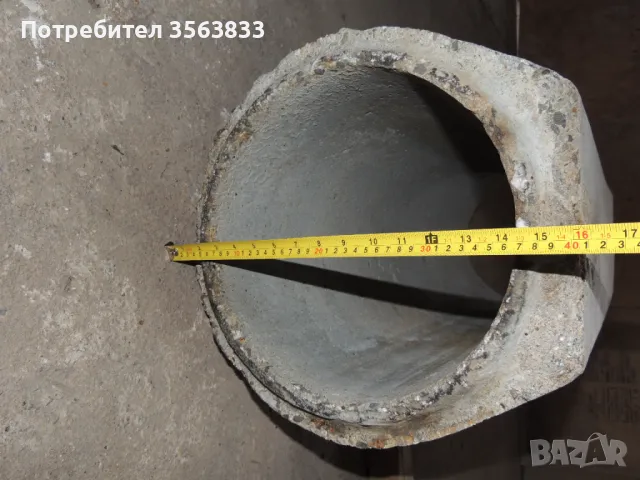 Бетонна тръба 30 x 100 см. с пета, снимка 7 - Строителни материали - 49329251